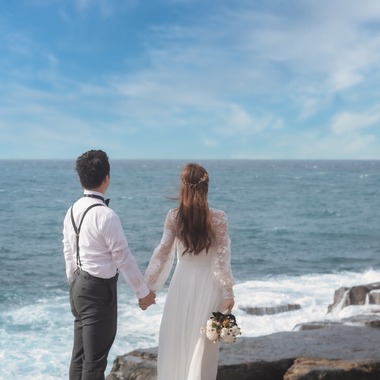 合同会社HighLifeが撮影した「出張前撮り」のウェディングフォト