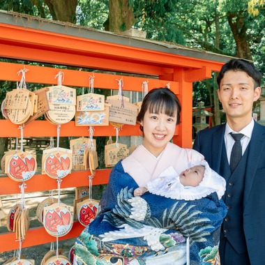 大對敏嗣が撮影した「お宮参り×七五三」の写真