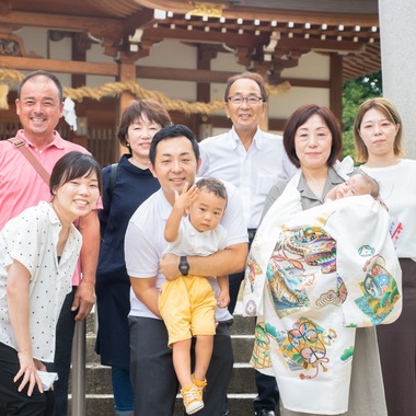 森優希が撮影した「お宮参り」の写真