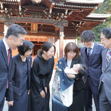 photo39.netが出張撮影した「七五三お宮参り家族写真ロケーションフォト」の家族写真