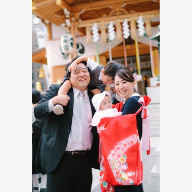 写真工作舎 太陽からの贈りものが撮影した「お宮参りのサンプル写真」の写真