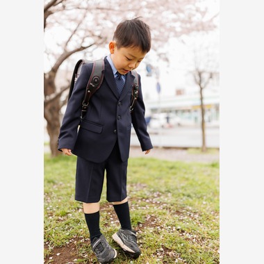 板橋薫平が出張撮影した「入学式」の家族写真