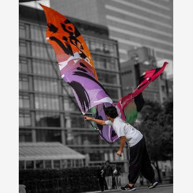 ハイナ　マテウスが撮影した「情熱の旗」の写真