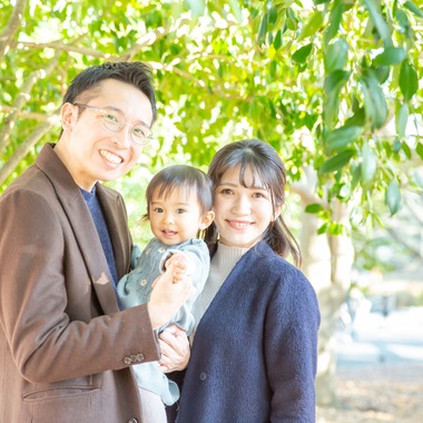 今泉秀樹が出張撮影した「昭和記念公園」の家族写真