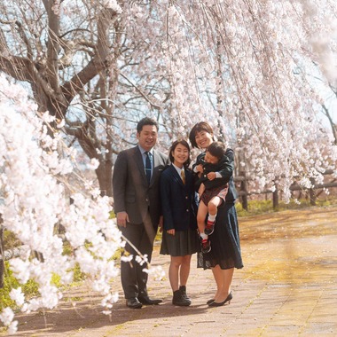 フォトグラファー笹が撮影した「徳島県 向麻山公園 家族写真」の写真