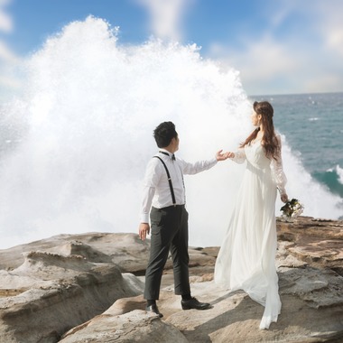 合同会社HighLifeが撮影した「出張前撮り」のウェディングフォト