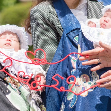 まんまるフォトが出張撮影した「お宮参り・赤ちゃん写真」の家族写真