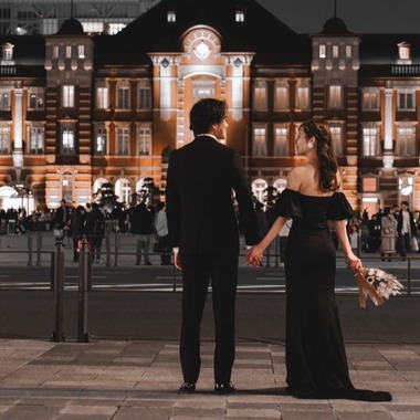 池上純一が撮影した「東京駅での前撮り」の写真