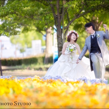 上原フォートスタジオが撮影した「京都・びわ湖・滋賀ロケ」のウェディングフォト