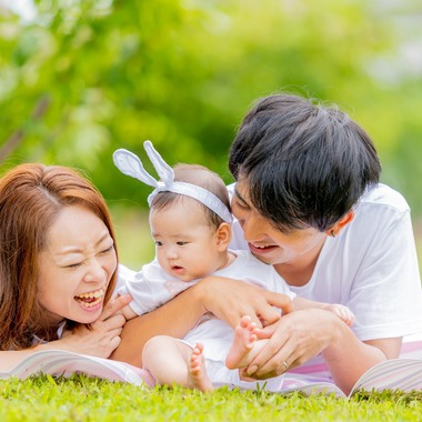 FILMIEREが出張撮影した「バースデーフォト」の家族写真