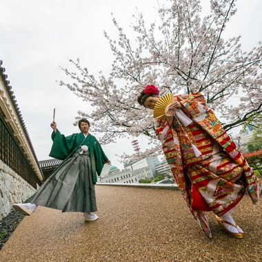 Re'creationが撮影した「和洋装前撮りフォト」のウェディングフォト