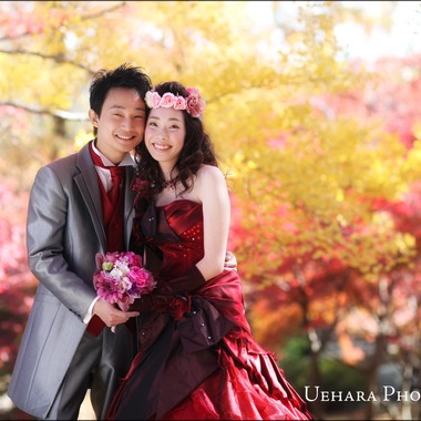 上原フォートスタジオが撮影した「京都・びわ湖・滋賀ロケ」のウェディングフォト