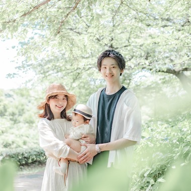 チャミーフォトグラフィーが撮影した「ファミリーフォト」の写真