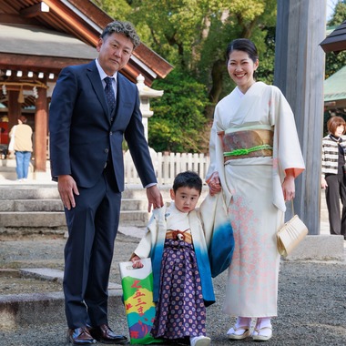 真方　祥が撮影した「七五三参り記念写真」の写真