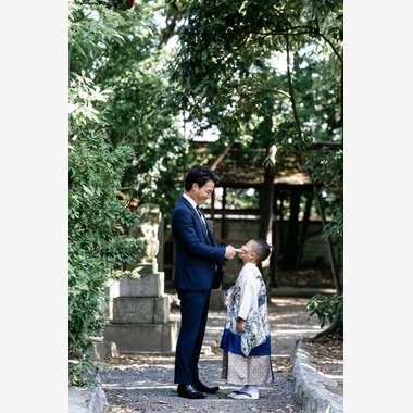 Field of the sun.creativeが出張撮影した「七五三ロケーション撮影」の家族写真