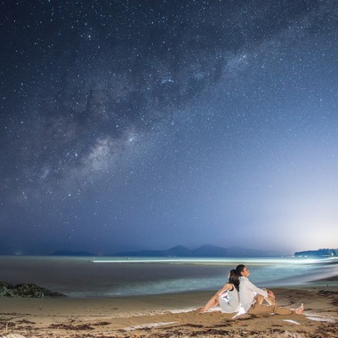 Photo taken by スマイルケアンズ - Starry sky beach photo in Cairns