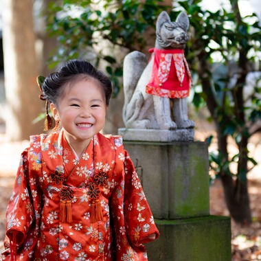 Minminが出張撮影した「七五三」の家族写真