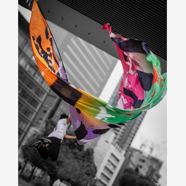 ハイナ　マテウスが撮影した「情熱の旗」の写真