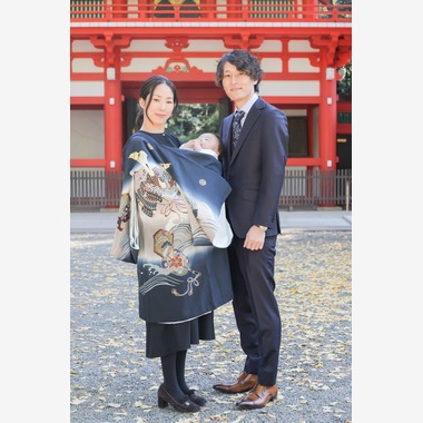 photo39.netが出張撮影した「七五三お宮参り家族写真ロケーションフォト」の家族写真