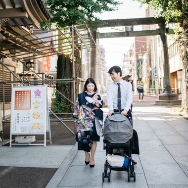 植村由理が撮影した「お宮参り　＠湯島天神」の写真