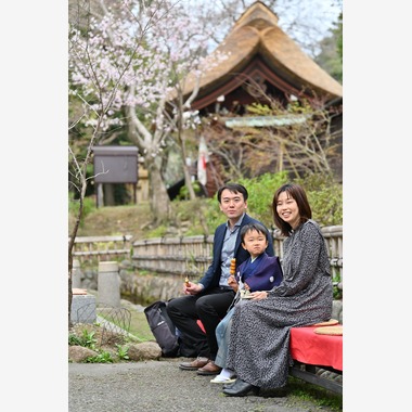 寫樂斎が撮影した「七五三（神代植物公園）」の写真