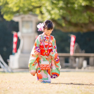 写楽堂が出張撮影した「753撮影」の家族写真