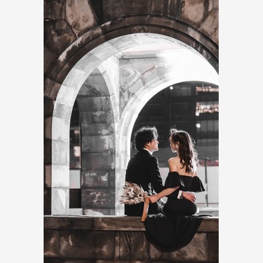 池上純一が撮影した「東京駅での前撮り」の写真