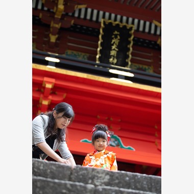 MTワークスが出張撮影した「七五三」の家族写真