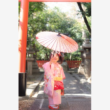 井上が撮影した「七五三撮影@京都」の写真