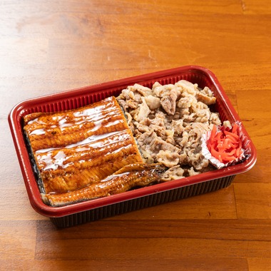 studio aluc ~スタジオ アルク~が撮影した「焼肉と鰻のお弁当」の写真