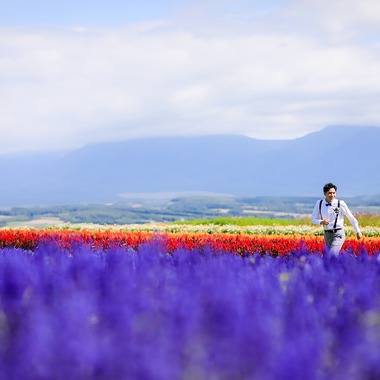 APKが撮影した「2017 August Furano & Biei」のウェディングフォト