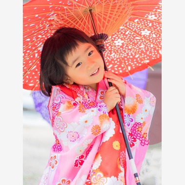 出張撮影サービス「ミライフォト」が撮影した「仲良し家族ペアで七五三撮影」の写真