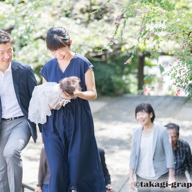 タカギグラフィックアーツが出張撮影した「出張撮影」の家族写真