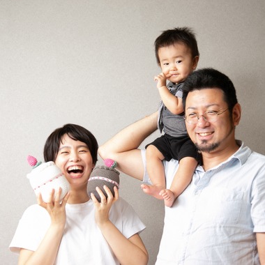 とりる写真室が出張撮影した「家族写真」の家族写真