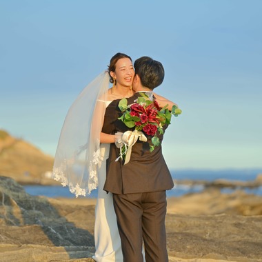 STUDIO RADIUSが撮影した「神奈川県城ヶ島 ウェディングフォト」の写真