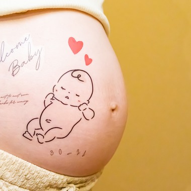 スマイルグローバルフォトが撮影した「マタニティフォト in スタジオ」の写真