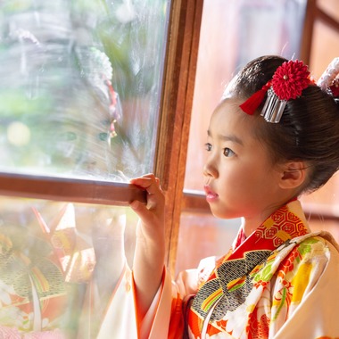 出張撮影ななが出張撮影した「七五三記念写真」の家族写真