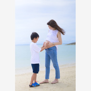 ＥＧＰが撮影した「沖縄マタニティーフォト」の写真