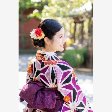 大木千帆が撮影した「着物街歩きポートレート」の写真