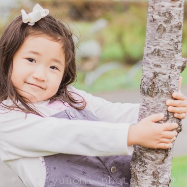 ゆのみふぉとが撮影した「芝生での一コマ」の写真