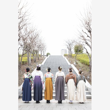 山下　剛が出張撮影した「卒業フォト」の家族写真