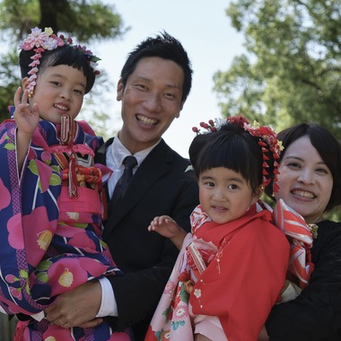 濱田茉里が撮影した「七五三ロケ」の写真