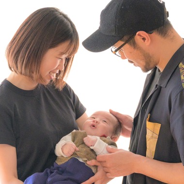 AND KNOTが撮影した「家族写真」の写真