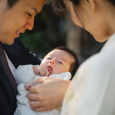 谷舞衣が撮影した「お宮参り」の写真