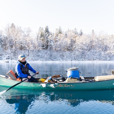 ジャン　ジンドンが撮影した「支笏湖ガイドハウス冬ツアー宣材写真」の写真