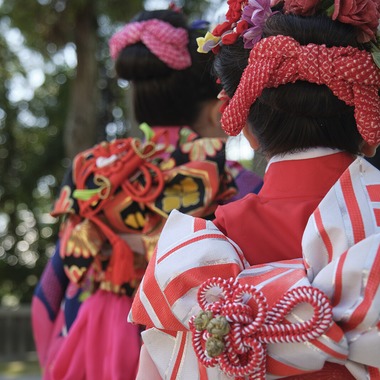 濱田茉里が撮影した「七五三ロケ」の写真