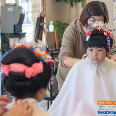 風の彩水の音が撮影した「七五三　鬼滅の刃コスチューム」の写真