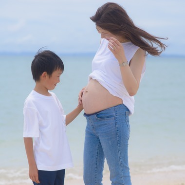 ＥＧＰが撮影した「沖縄マタニティーフォト」の写真