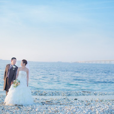 阿部写真館　大阪本町 靭公園前が撮影した「空と海」の写真