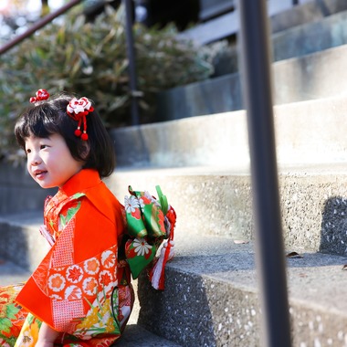 KOMOREBI Photo.　大如　耕平が出張撮影した「七五三神社撮影」の家族写真